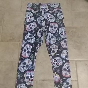 Día de los muertos leggings